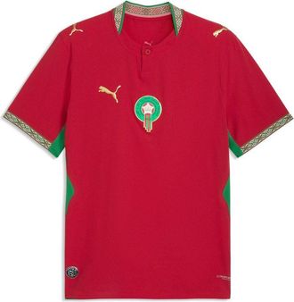 Puma Morocco 2026 Home Authentic Jersey Fast Red Victory Gold 783313-01