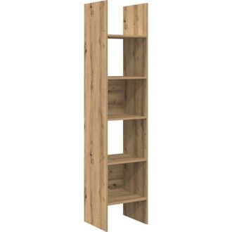 vidaXL Book Cabinet Artisan oak 40 x 35 x 180 cm Engineered Wood Vidaxl