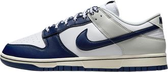 Nike Nike Dunk Low Retro New York Yankees for Men, Photon Dust/Midnight Navy, 14
