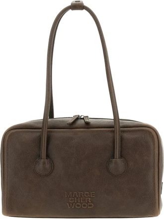 Marge Sherwood Soft Boston Schoudertas - Dames - Schoudertassen - Bruin - ONE Size - Leer - Tassen