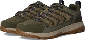 Columbia Strata Trailtm Low Womens Shoes Stone Green/Raw Honey : 10.5 B - Medium, Leather/Rubber