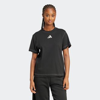 adidas adidas Sportswear W ALL SZN G TEE lockere Passform, sportliches Design, aufgesticktes 3-Streifen Logo