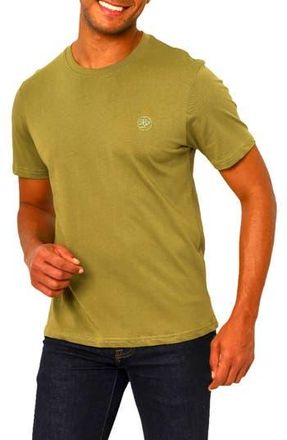 Vella Pais Amiens Crewneck Cotton T-Shirt in Medium Green at Nordstrom Rack, Size Xxx-Large