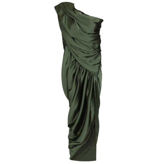 Vivienne Westwood Gowns, female, Green, Size: 2XS Rill Dress