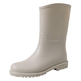 Generic LOIJMK Wellington Boots Womens Half Height Rain Boots Work Boots Waterproof Ankle Boots Non-Slip Rain Shoes Rain Boots Rubber Boots Garden Shoes Slip-