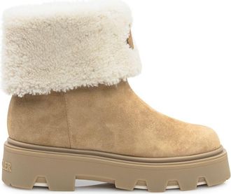 Moncler Moncler Aurea Ankle Boots Beige