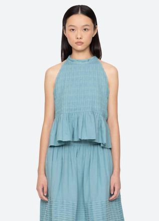 Sea New York Violet Tank Top In Blue