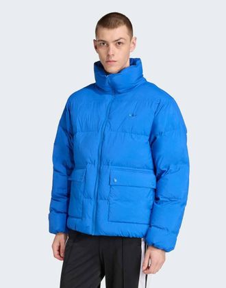 adidas Originals Adicolor - Piumino lungo blu