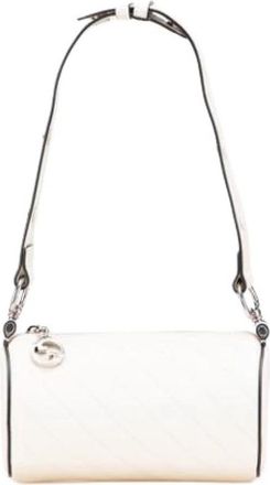 Gucci Pre-owned Leren Schoudertas - Dames - Vintage Schoudertas - Wit - ONE Size - Leer - Vintage