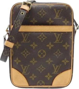 Louis Vuitton Pre-owned Cross Body Bags, male, Brown, Size: ONE SIZE Pre-owned Monogram Danube Shoulder Bag
