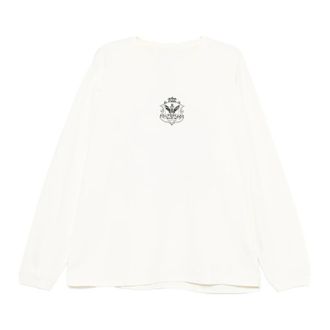 Rhude Long Sleeve Tops, male, White, Size: M Crewneck Long Sleeve Top