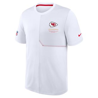 Nike Kansas City Chiefs Sideline Coach Nike Mens Dri-FIT NFL Top in White | 03B2075K7G-B8B