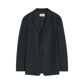 Christophe Lemaire Blazers, female, Gray, XS, Soft Single Breasted Jacket