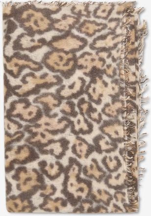 Mala Alisha Kaschmirstrickschal mit Leoparden-Print Asher