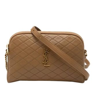Saint Laurent Pre-owned Cross Body Bags, female, Brown, Size: ONE SIZE Pre-owned The Gaby Crossbody Bag
