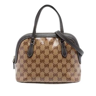 Gucci Pre-owned Handbags, female, Beige, Size: ONE SIZE Pre-owned Vintage Satchel