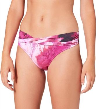 Seafolly Ocean Ombre Twist Band Hipster In Sangria