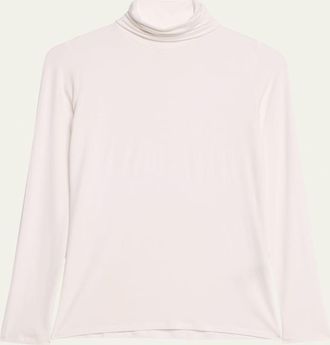 Majestic Filatures Soft Touch Long-Sleeve Turtleneck