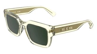 Lacoste Green Square Unisex Sunglasses L6071S 750 52
