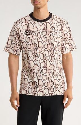 Puma x A$AP Rocky Snakeskin Print Cotton T-Shirt in Frosted Ivory at Nordstrom Rack, Size Medium