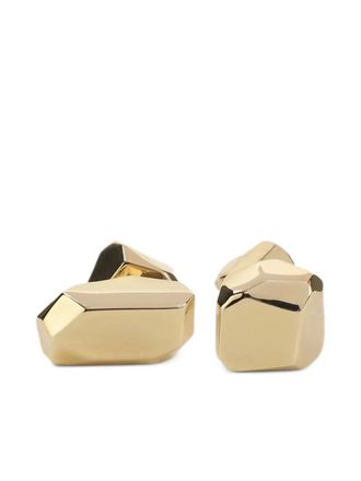 Lanvin cubic-shape studs - Goud