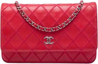 Chanel Pre-owned Wallet-on-Chain - - Pre-owned - Donna - Rosso - ONE SIZE