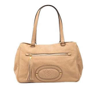Loewe Pre-owned Schoudertas - Dames - Vintage Handtas - Beige - ONE Size - Vintage