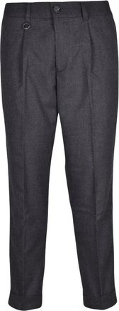Paolo Pecora Pantaloni Eleganti - - Trousers - Uomo - Grigio - M