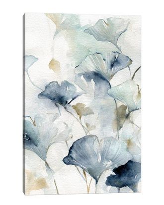 iCanvas Icanvas Indigo Gingko Ii Wall Art By Carol Robinson