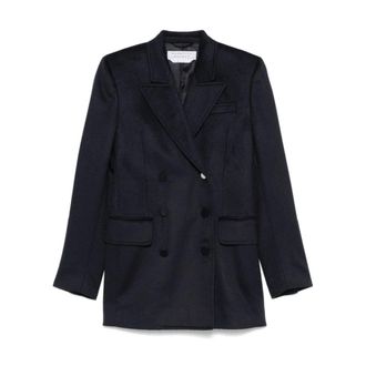 Gabriela Hearst Dames, Jassen, Blauw, Maat: 2XS Kasjmier