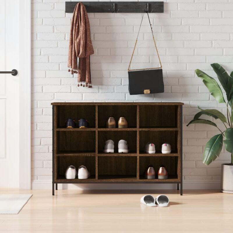Scarpiera | Porta Scarpe | Scarpiera Da Ingresso Bianco Lucido 55x35x108 Cm In Legno Multistrato Cfw166453 94028229