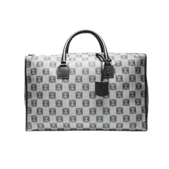Loewe Pre-owned Weekend Bags, unisex, Black, Size: ONE SIZE Pre-owned Canvas Travel Bag