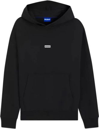 HUGO BOSS Hombre, Sudaderas, Negro, Talla: L