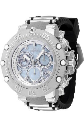 Invicta Subaqua 47612 Heren Horloge - Quartz Uurwerk - Roestvrij Staal met parelmoeren Wijzerplaat - 52mm