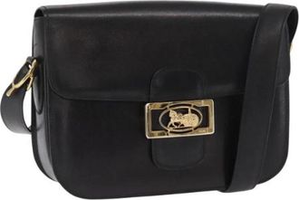 Celine Pre-owned Vintage Cross Body Bag - Dames - Vintage Schoudertas - Zwart - ONE Size - Leer - Vintage