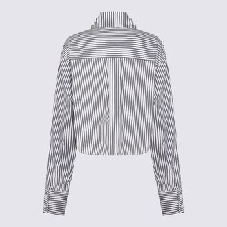 Sportmax Womens Shirts Nero-Bianco _wv Nero/bianco