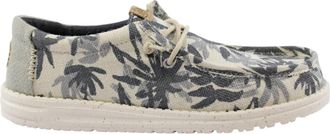 Hey Dude Wally Palm Jute - Heren - Veterschoenen - Veelkleurig - 40 EU - Jute - Schoenen