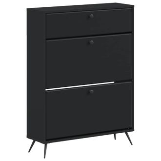 vidaXL Armario Zapatero Breda 78 X 24 X 103 Cm Madera De Ingenier&iacute;a Vidaxl