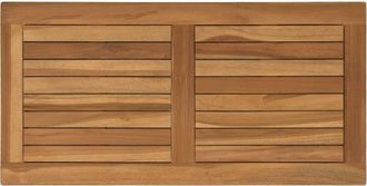 vidaXL Vidaxl Piano Del Tavolo Rettangolare Legno Di Teak Solido