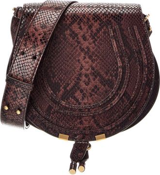 Chlo&eacute; Plisse Leather Shoulder Bag