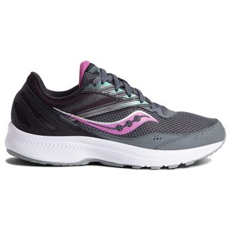 Saucony Cohesion 15 Textile Synthetic Womens Lace Up Trainers - Shadow Razzle - Size:UK 4.5