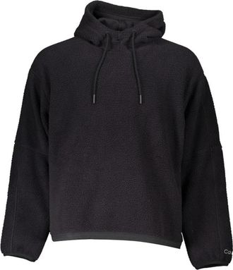 Calvin Klein Geborduurde Sportieve Hoodie - Heren - Hoodies - Zwart - XL - Polyester - Hoodies & sweatvesten