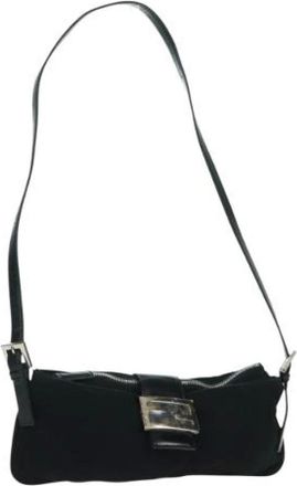 Fendi Pre-owned Shoulder Bags, female, Black, Size: ONE SIZE Pre-owned Vintage Shoulder Bag
