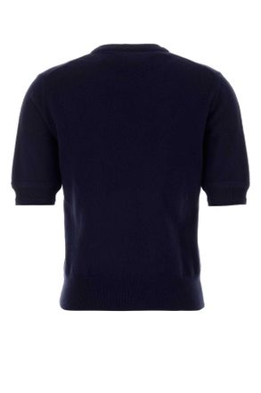 Jil Sander Womens Midnight Blue Wool Sweater Nightfall Lana Vergine Maglieria