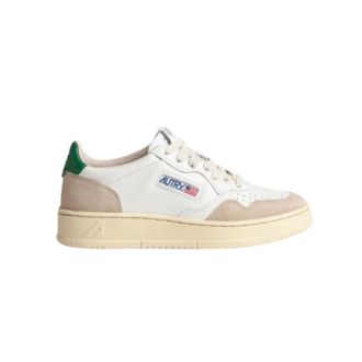 Autry Sneakers, male, Gray, 6 UK, Bicolor Leather Low-Top Trainers