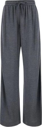 Brunello Cucinelli Monile Track Pants - Dames - Sweatpants - Grijs - XS - Katoen - Broeken