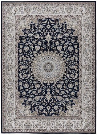LALEE Waschbarer Design Teppich Dunya 101 - Navy