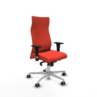 Piqueras y Crespo Sill&oacute;n De Oficina Piqueras Y Crespo B1c086g Naranja Oscuro