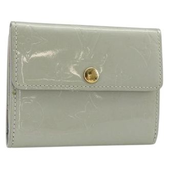 Louis Vuitton Pre-owned Wallets, female, Gray, Size: ONE SIZE Pre-owned Vintage Patent Leather Coin Purse