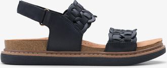 Clarks Arwell Glide Black Combi Sandalen